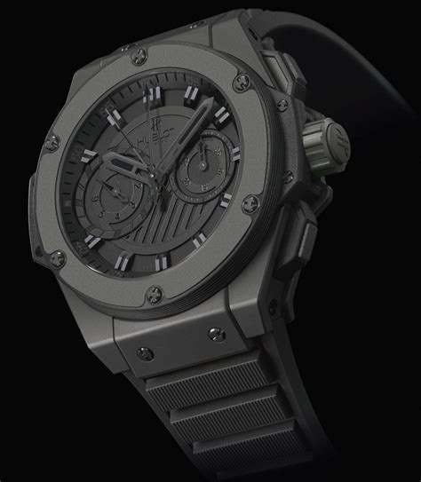 hublot king power iced out|Hublot king all black review.